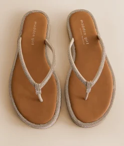 Shoes | Madden Girl Aaliiyah Glitz Flip Silver Mlt