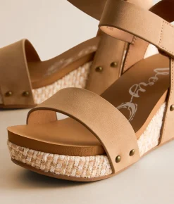 Shoes | Very G Abby Wedge Sandal Nude