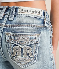 Jeans | Rock Revival Abelia Mid-Rise Boot Stretch Jean Abelia MB200