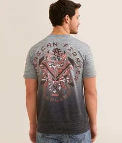 American Fighter Abo T-Shirt Heather Grey Discount