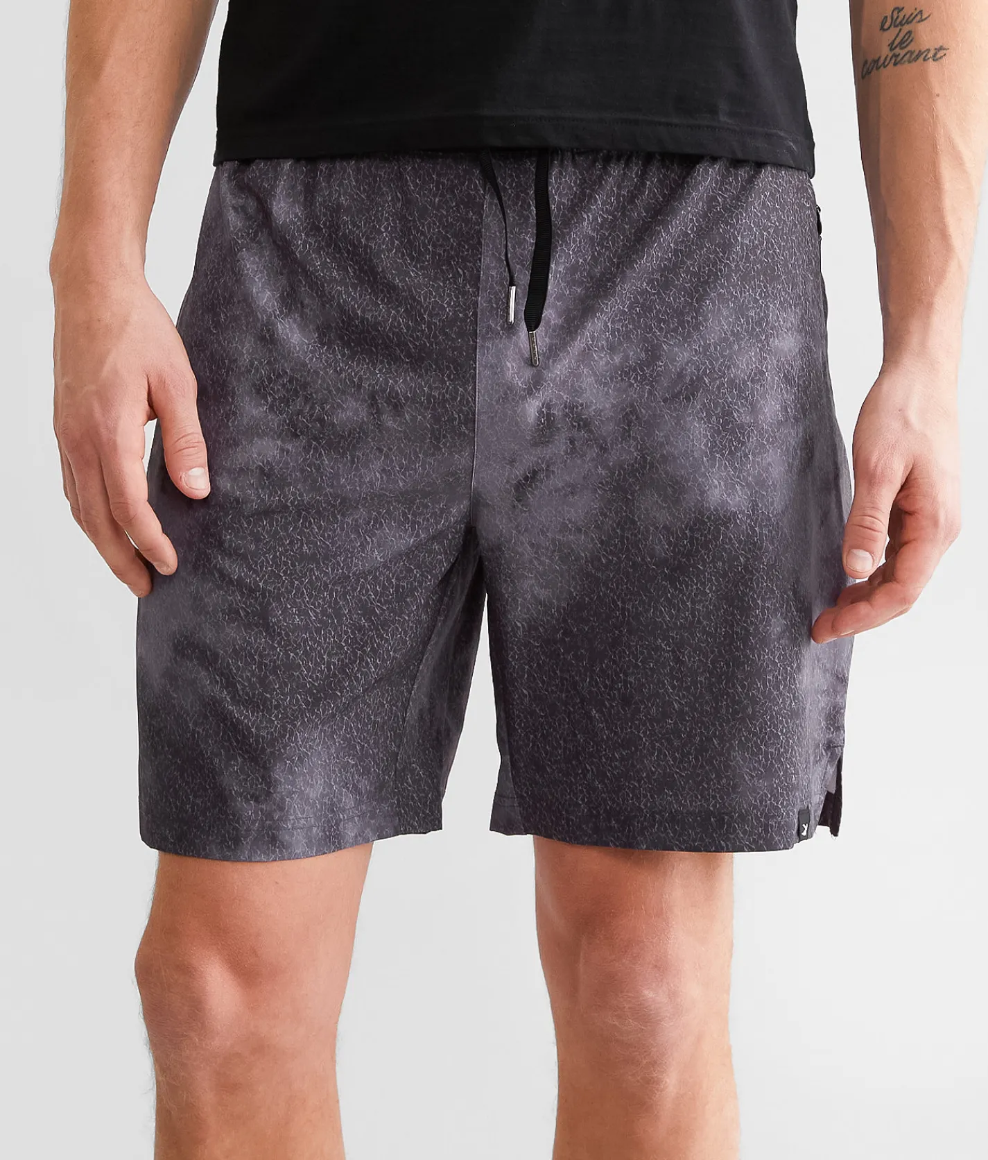 Glyder Acadia Active Stretch Short Smoke Grey Water Dye Online