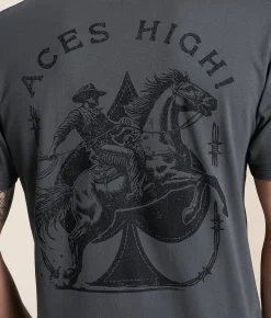 Ariat Aces High Bronc T-Shirt Dark Shadow Online