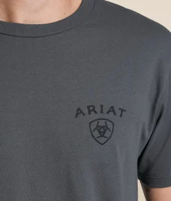 Ariat Aces High Bronc T-Shirt Dark Shadow Online