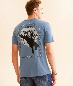 Hooey Action Sports T-Shirt Denim Hot
