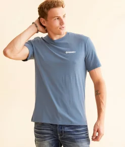 Hooey Action Sports T-Shirt Denim Hot