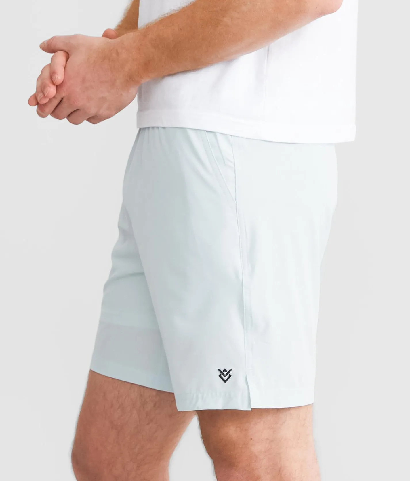 Bottoms|Activewear | Veece Active Stretch Short Light Blue