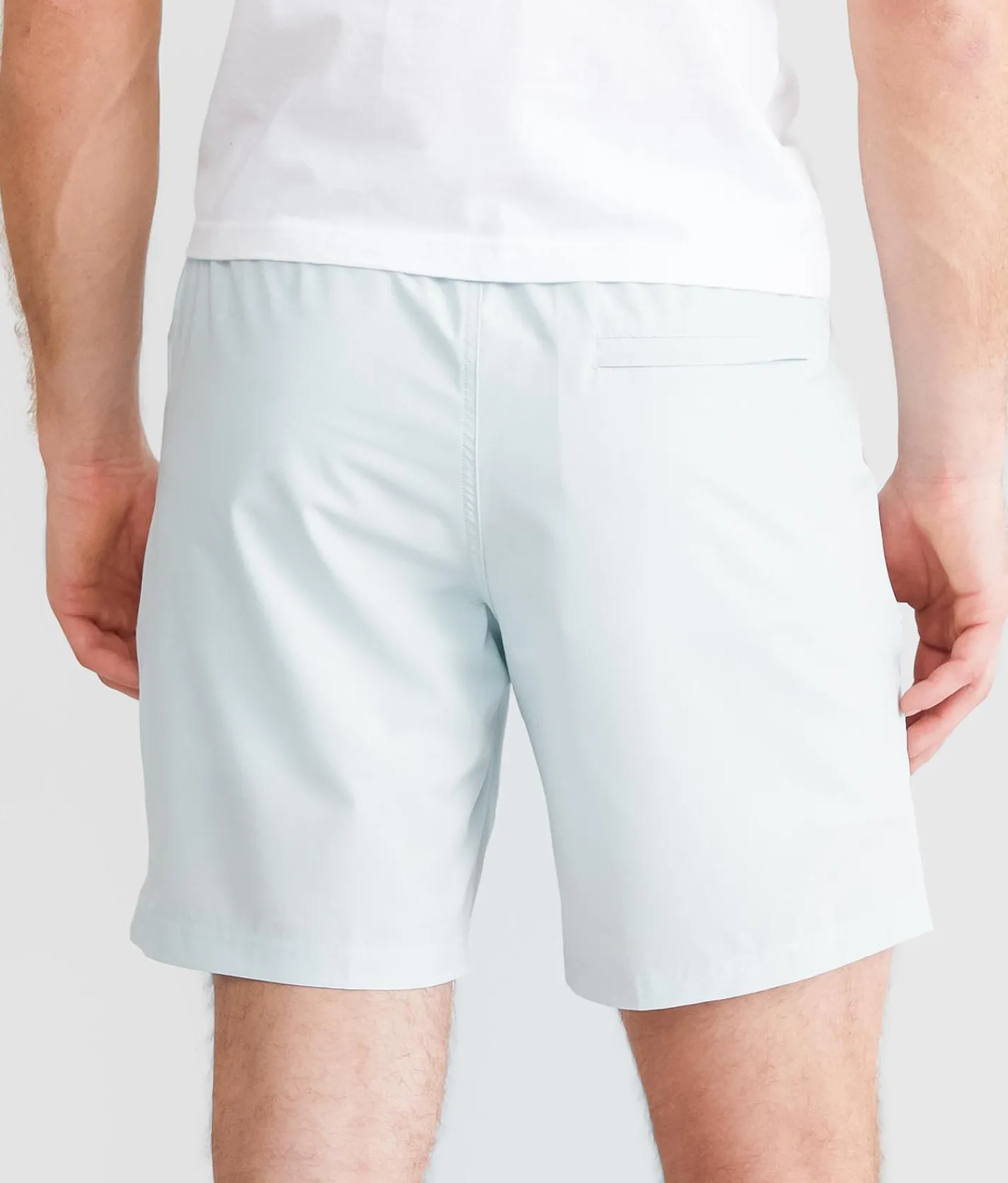 Bottoms|Activewear | Veece Active Stretch Short Light Blue