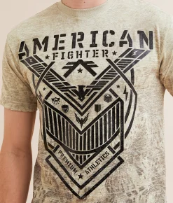Graphic T-Shirts | American Fighter Aden T-Shirt Twill Summer Sand