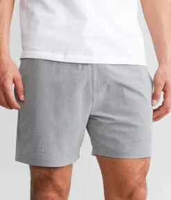 Bottoms|Shorts | Departwest Adian Stretch Short Granite Gry