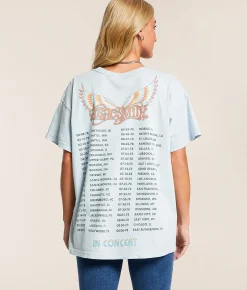 Tops | Goodie Two Sleeves Aerosmith Band T-Shirt Nantucket Breeze