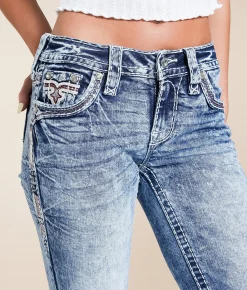 Jeans|Bottoms | Rock Revival Agate Low Rise Boot Stretch Jean Agate B201