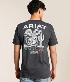 Ariat Aguila Serpiente T-Shirt Charcoal Heather Sale