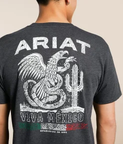 Ariat Aguila Serpiente T-Shirt Charcoal Heather Sale