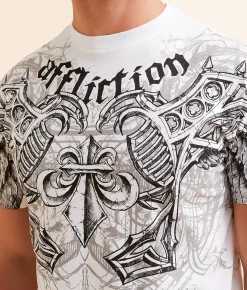 Graphic T-Shirts | Affliction Aguilas T-Shirt White