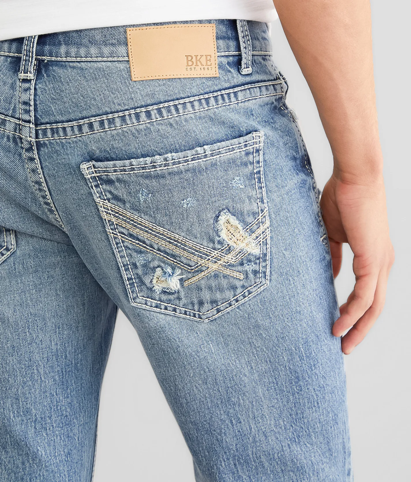 BKE Aiden Boot Stretch Jean Riffel New