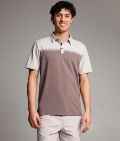 Maven Co-op Aim Performance Polo Silver Mauve Sale