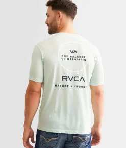 Graphic T-Shirts|Activewear | RVCA Air Circle Sport T-Shirt Sea Spray