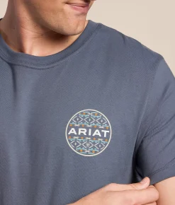 Tops|Graphic T-Shirts | Ariat Airflow Circle T-Shirt Grisalle