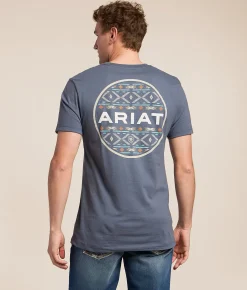 Tops|Graphic T-Shirts | Ariat Airflow Circle T-Shirt Grisalle