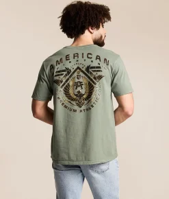 American Fighter Airmont T-Shirt Balsam Green Hot
