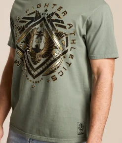 American Fighter Airmont T-Shirt Balsam Green Hot