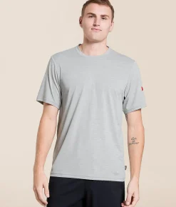 Florence Marine X Airtex Performance T-Shirt Light Heather Grey Discount