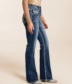 Rock Revival Alana Curvy High Rise Boot Stretch Jean Alana HB202 Clearance