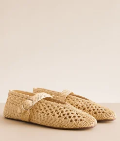 Steve Madden Alara Raffia Shoe Natural Raffia Sale
