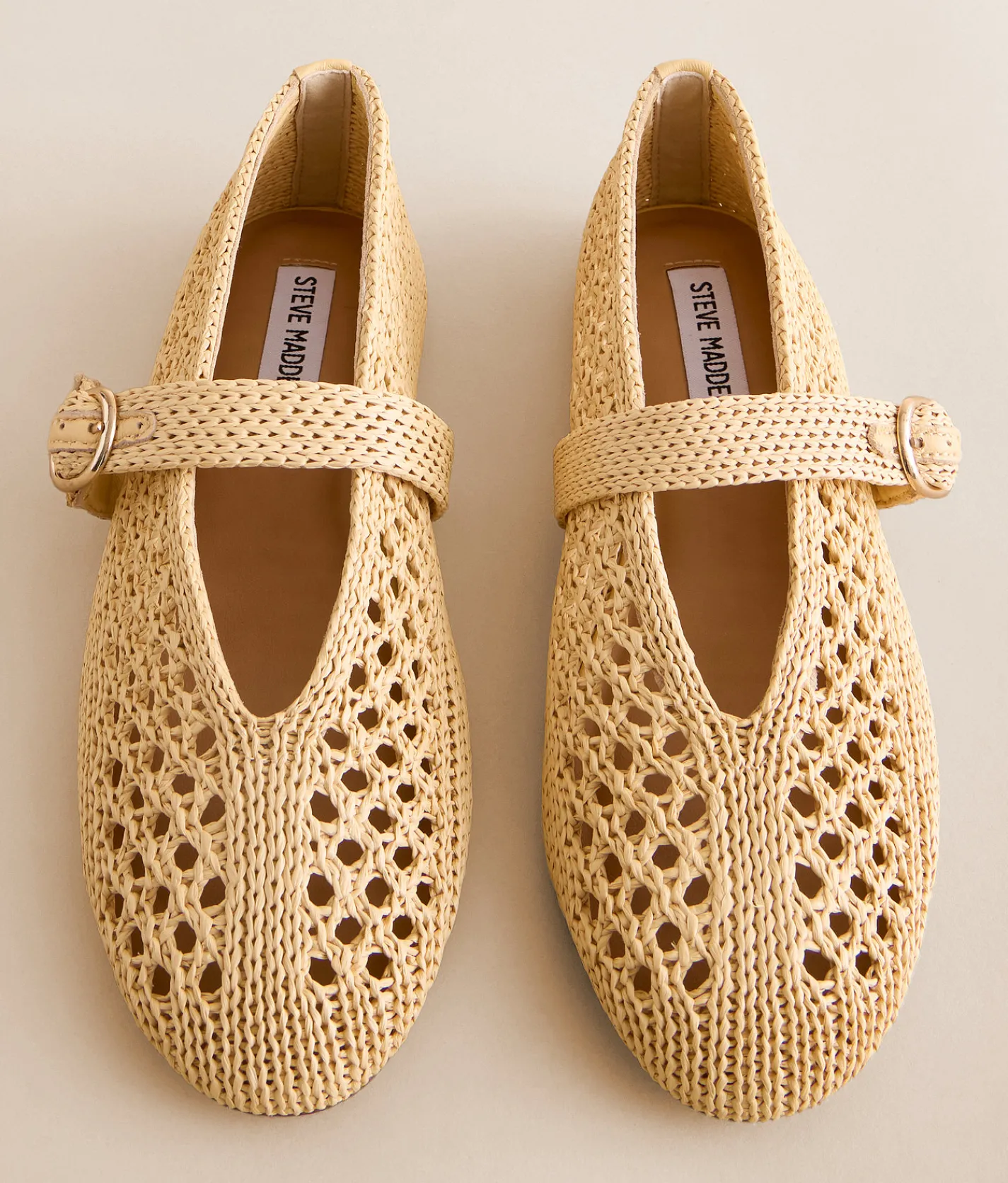Steve Madden Alara Raffia Shoe Natural Raffia Sale