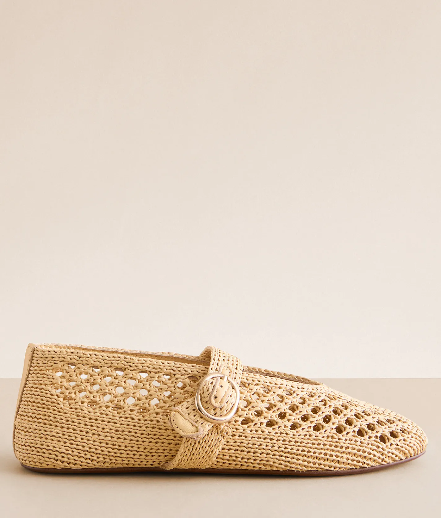 Steve Madden Alara Raffia Shoe Natural Raffia Sale
