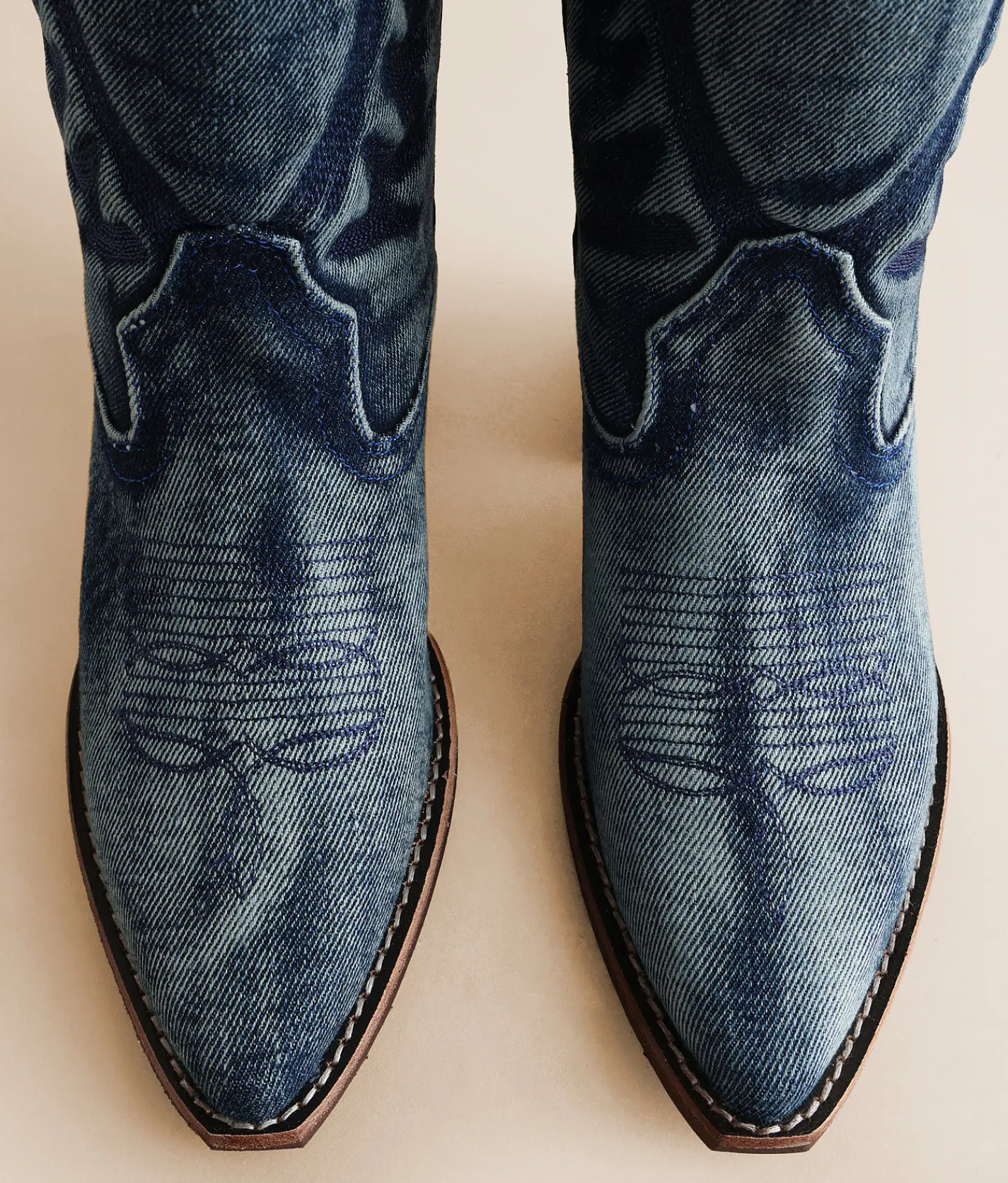 Shoes | Steve Madden Albany Western Boot Denim