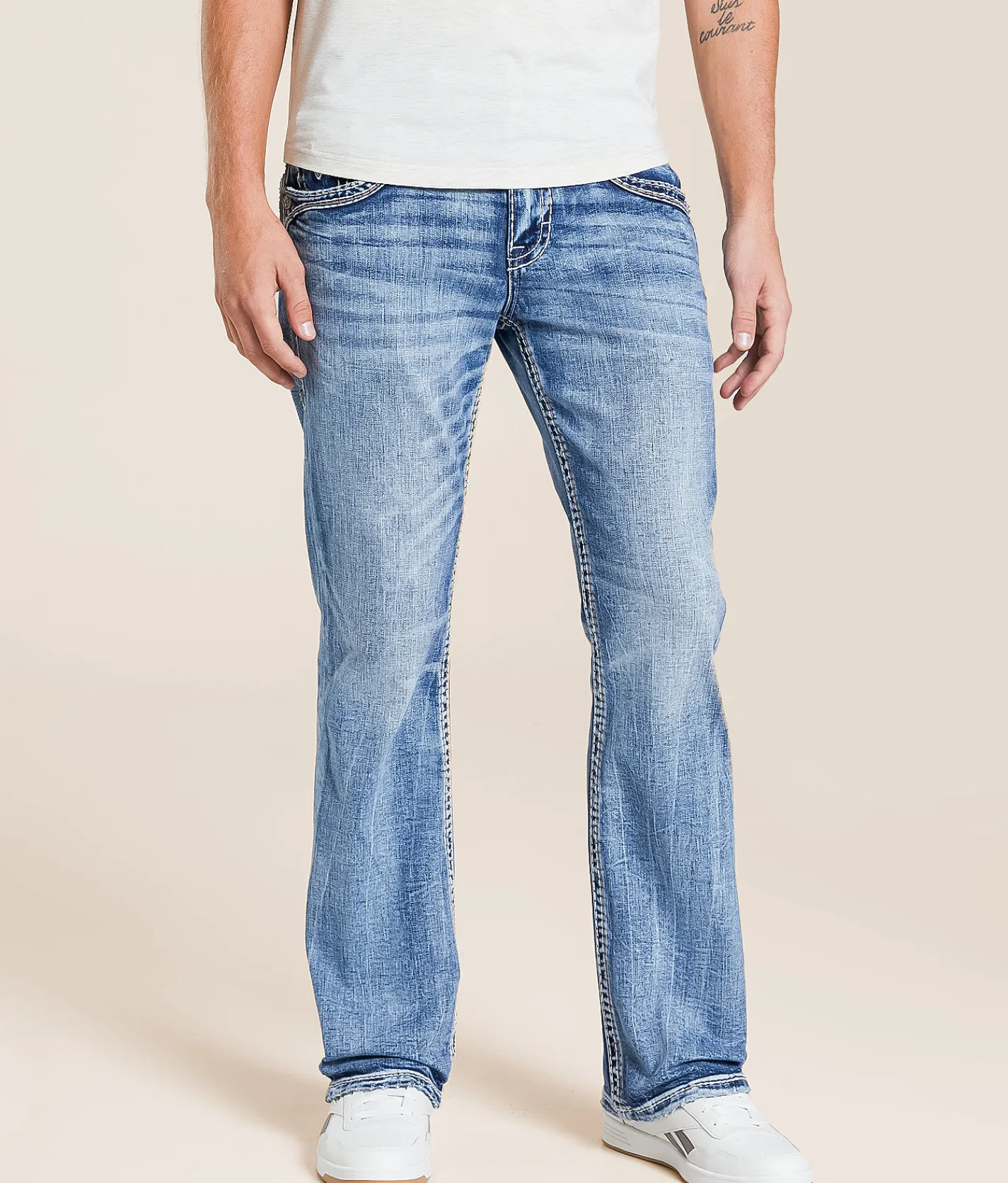Rock Revival Alcyone Slim Boot Stretch Jean Alcyone SB202 Discount