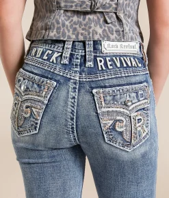 Jeans | Rock Revival Aldine Curvy High Rise Boot Stretch Jean Aldine HB200