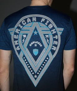 American Fighter Aldridge T-Shirt Dark Blue Black Discount