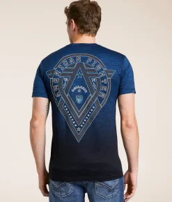 American Fighter Aldridge T-Shirt Dark Blue Black Discount