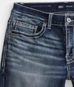 BKE Alec Skinny Stretch Jean Fleck Hot