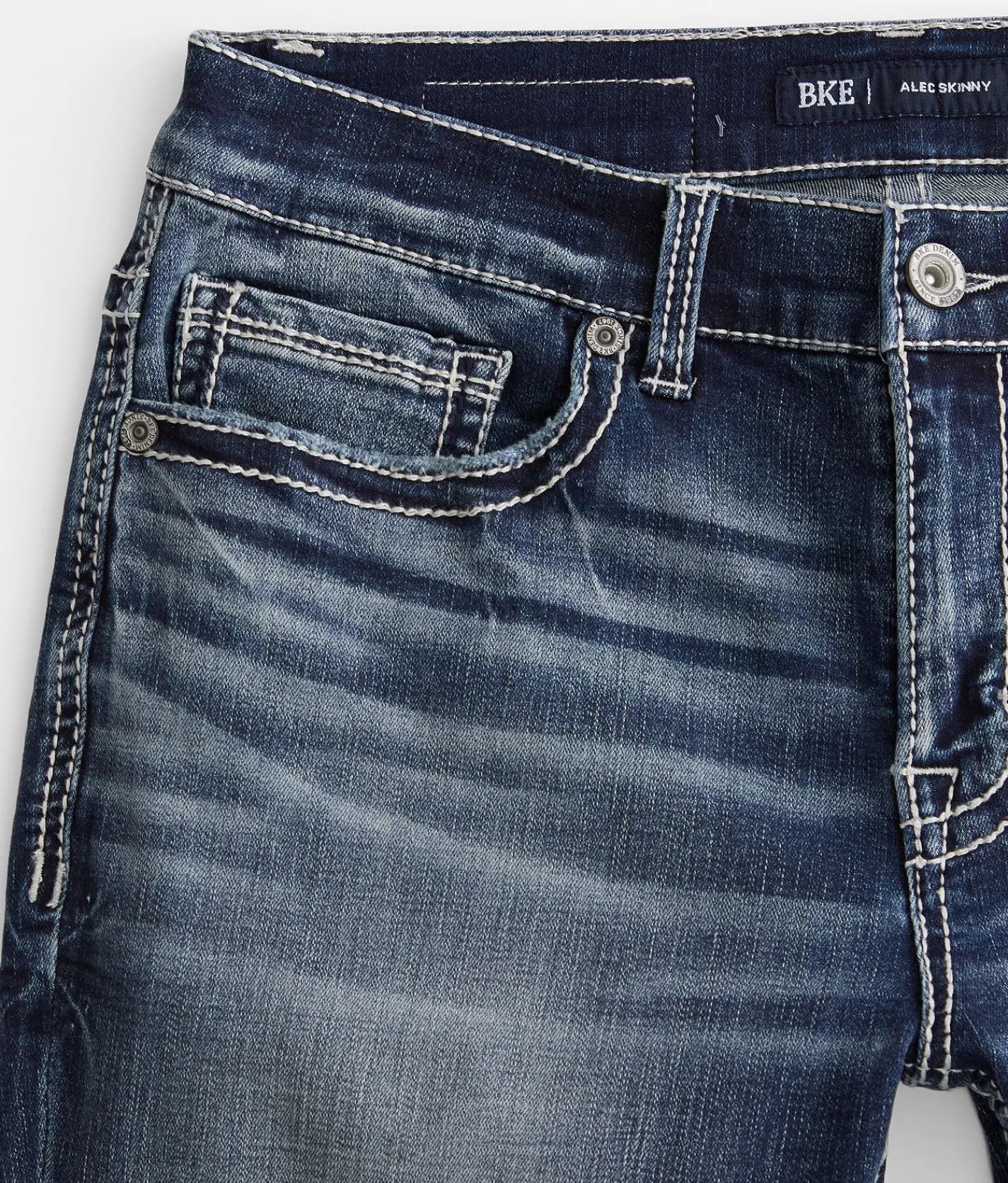 BKE Alec Skinny Stretch Jean Fleck Hot