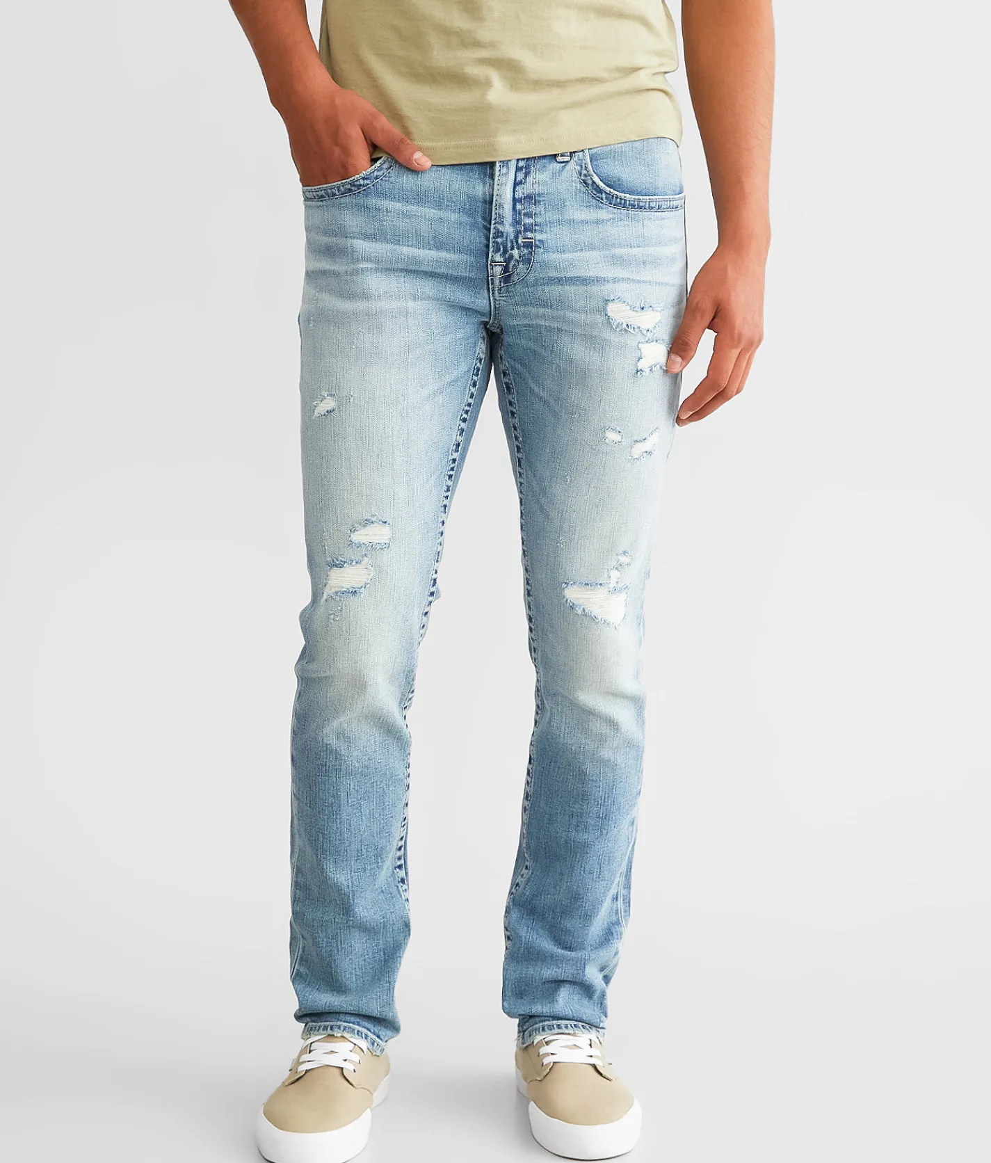 BKE Alec Skinny Stretch Jean Fish Discount