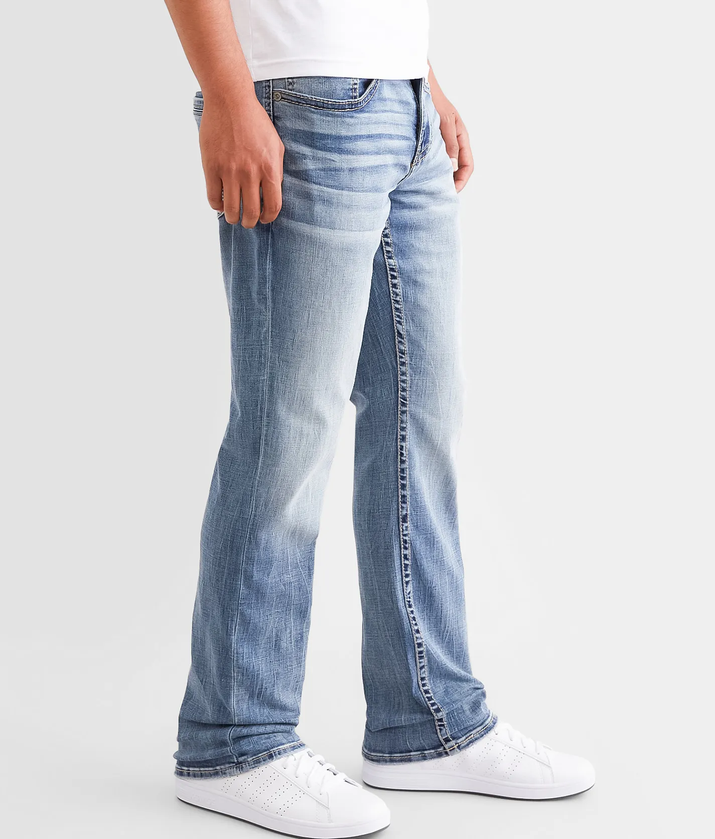 Bottoms|Bke Jeans | BKE Alec Straight Stretch Jean Macaw