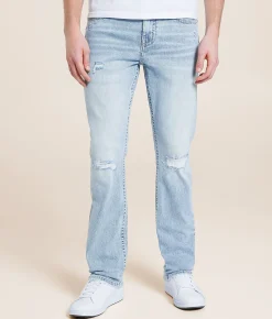 Bottoms|Bke Jeans | BKE Alec Straight Stretch Jean Soda