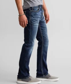 Sale Jeans|Bottoms | BKE Alec Straight Stretch Jean Harbor