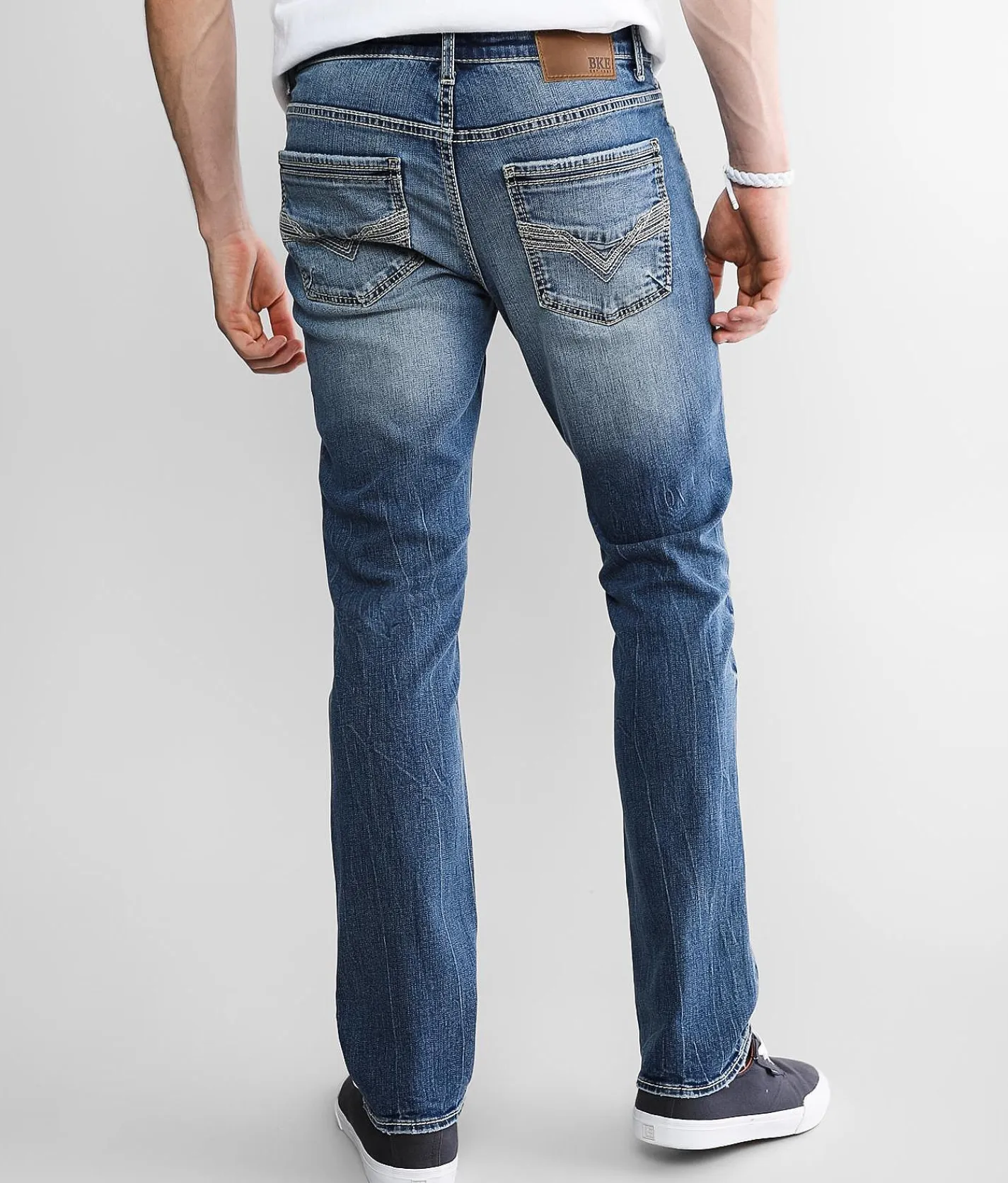 BKE Alec Straight Stretch Jean Bear New