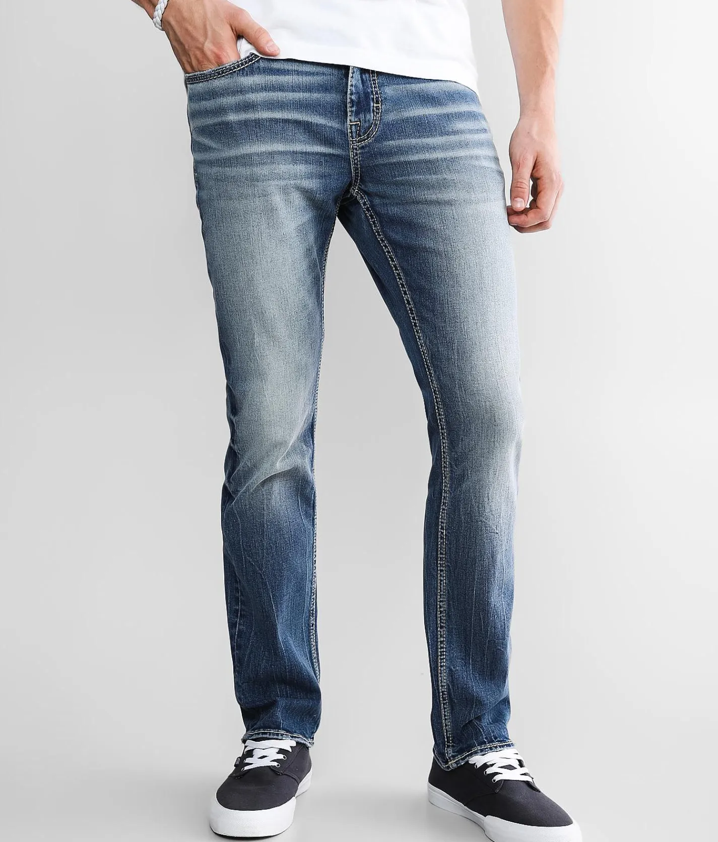 BKE Alec Straight Stretch Jean Bear New