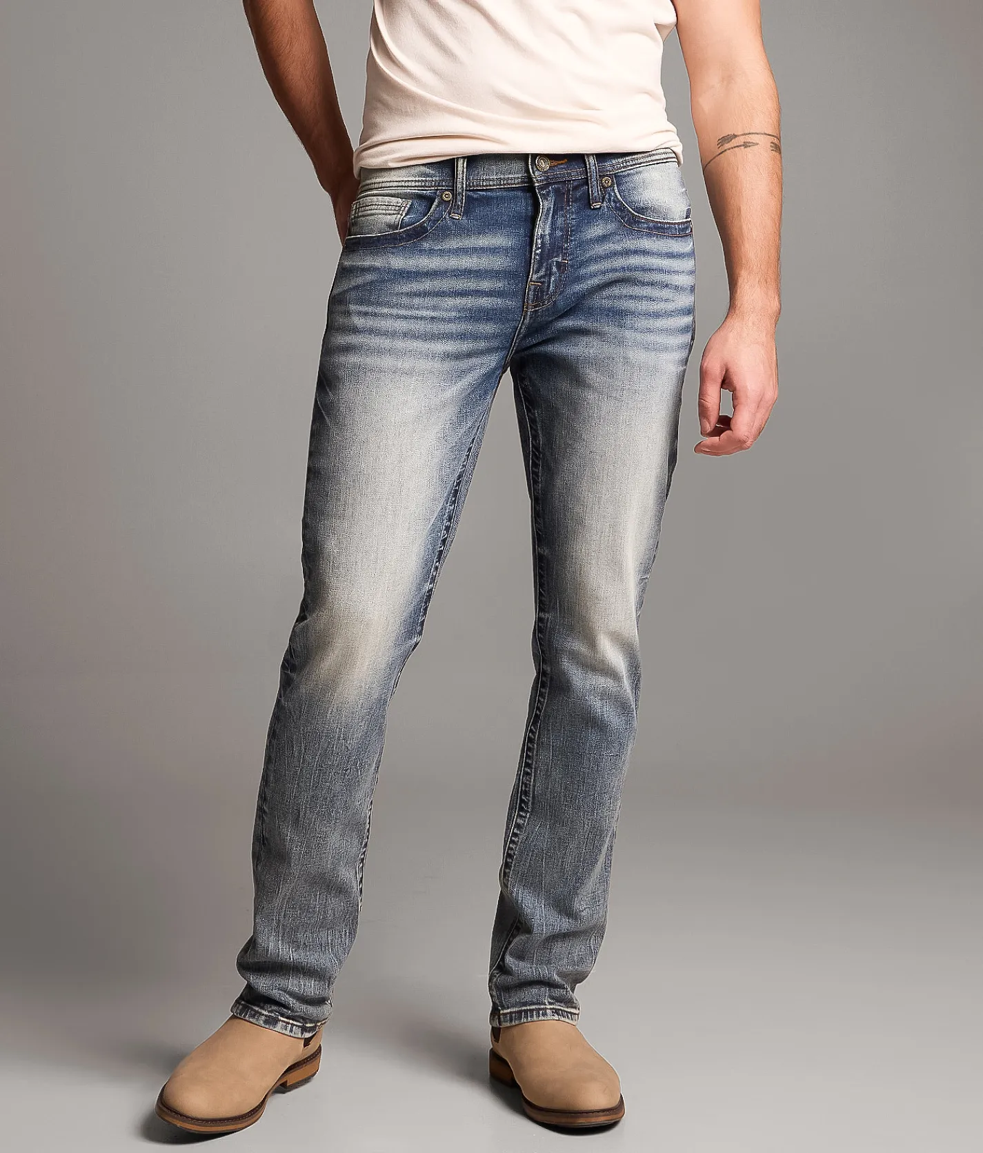 BKE Alec Straight Stretch Jean Nyx Best