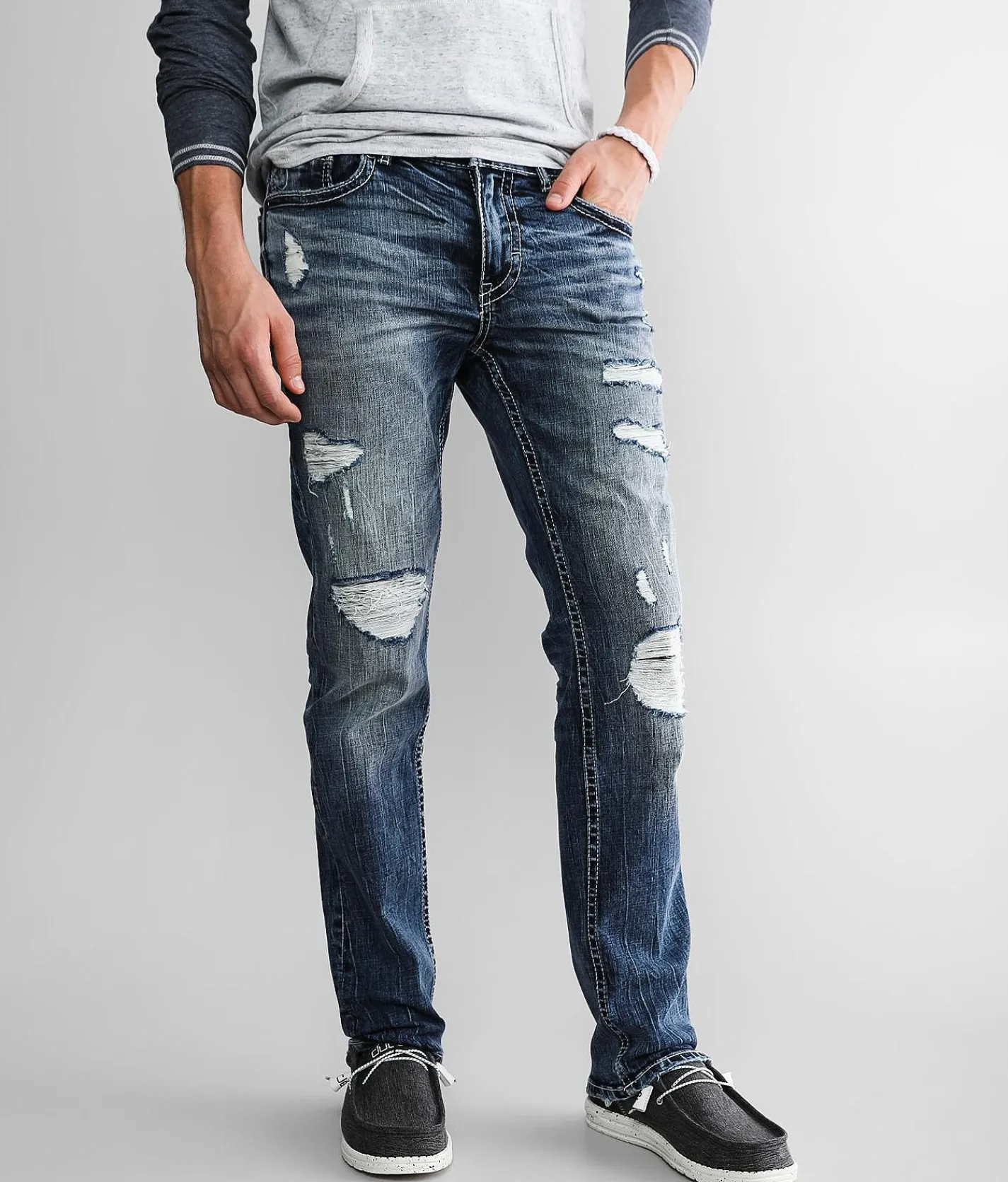 Jeans | BKE Alec Straight Stretch Jean Canyon