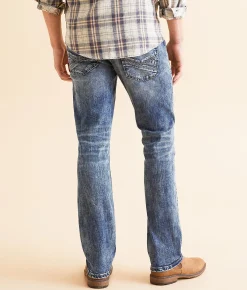 BKE Alec Straight Stretch Jean Grice Hot