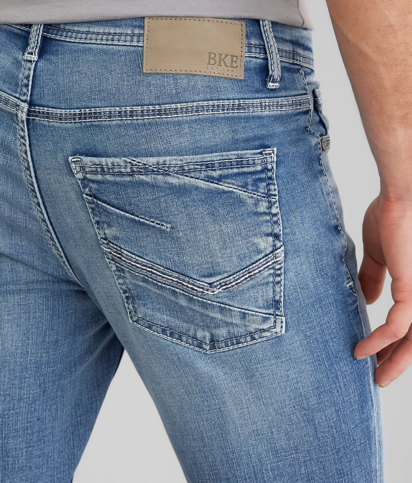 Bottoms|Sale Jeans | BKE Alec Straight Stretch Jean Sabby