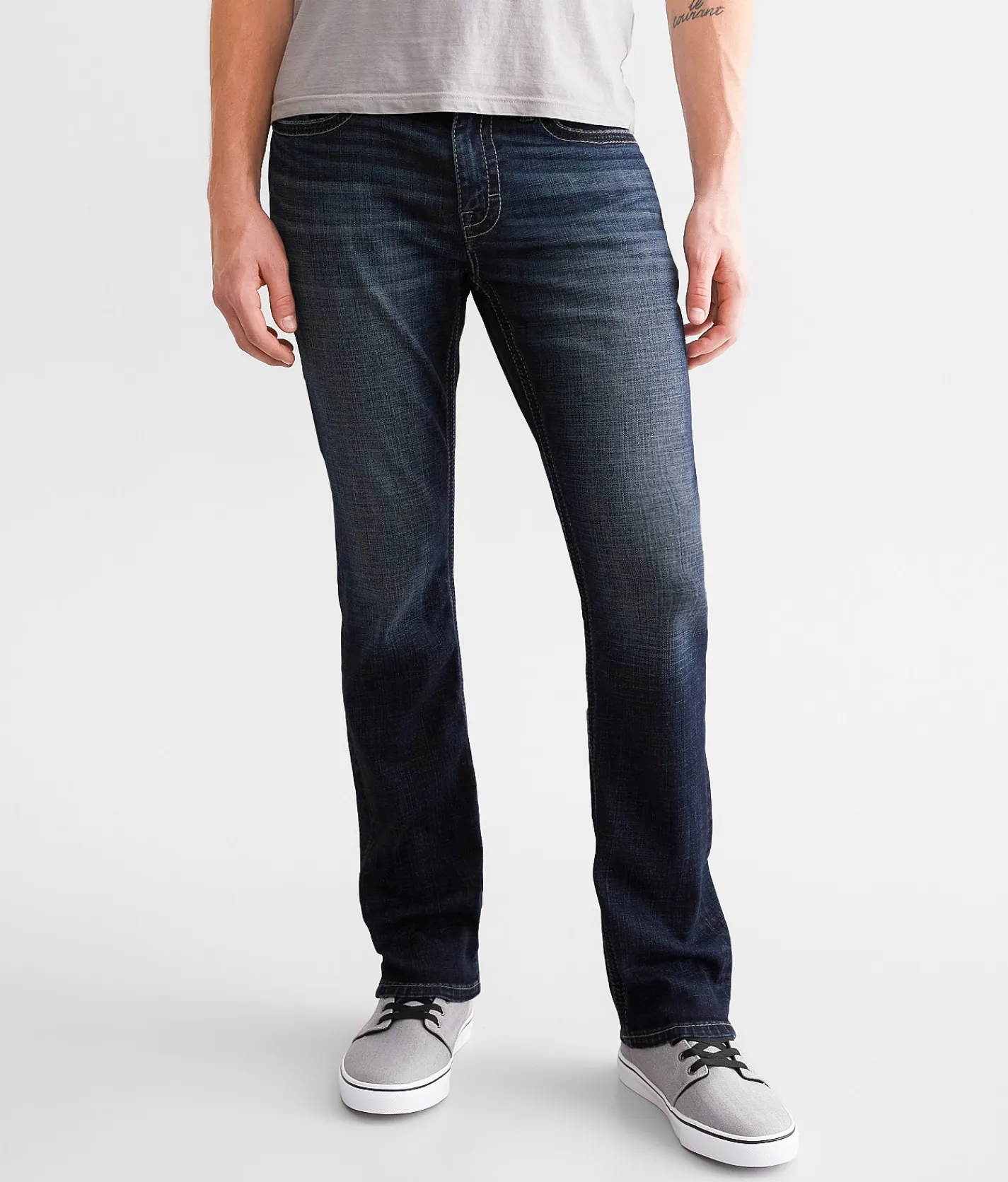 Bottoms|Bke Jeans | BKE Alec Straight Stretch Jean Bronze