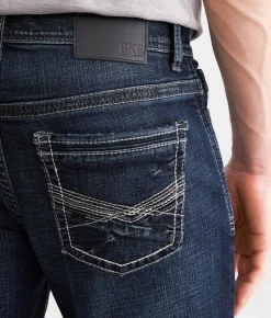 Bottoms|Bke Jeans | BKE Alec Straight Stretch Jean Bronze