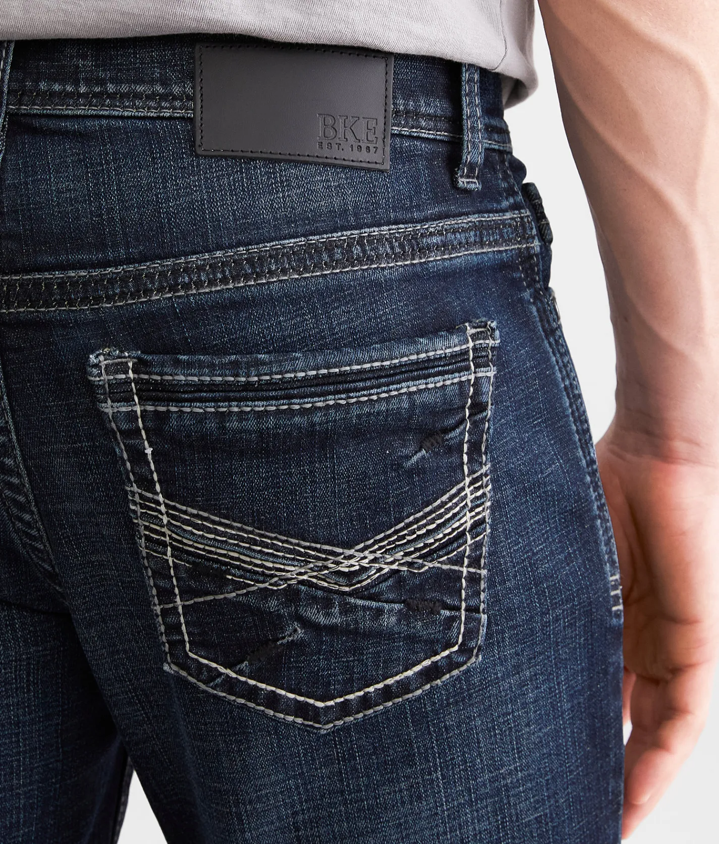 Bottoms|Bke Jeans | BKE Alec Straight Stretch Jean Bronze